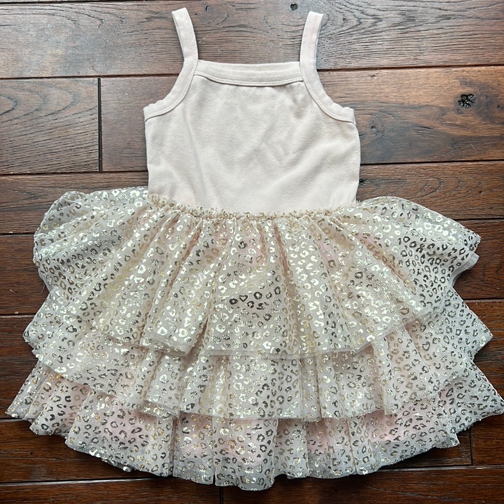 HUX BABY Cheetah Ballet Dress